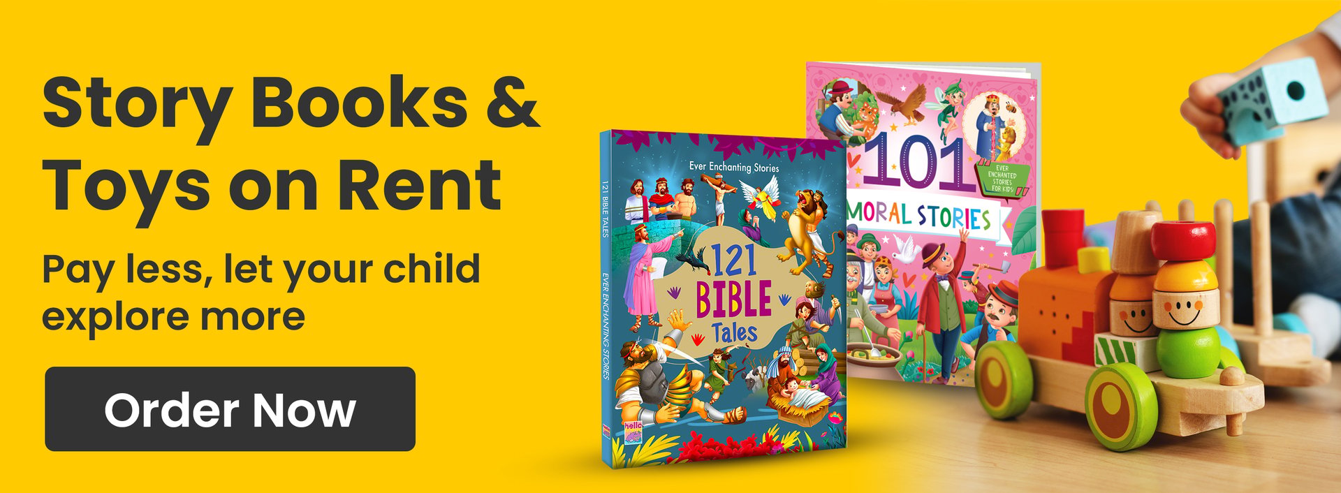 Story Books & Toys on Rent